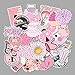 YMSD VSCO Vent Rose Petits Autocollants de Valise fraîche Autocollants de Valise Graffiti imperméables 50PCS