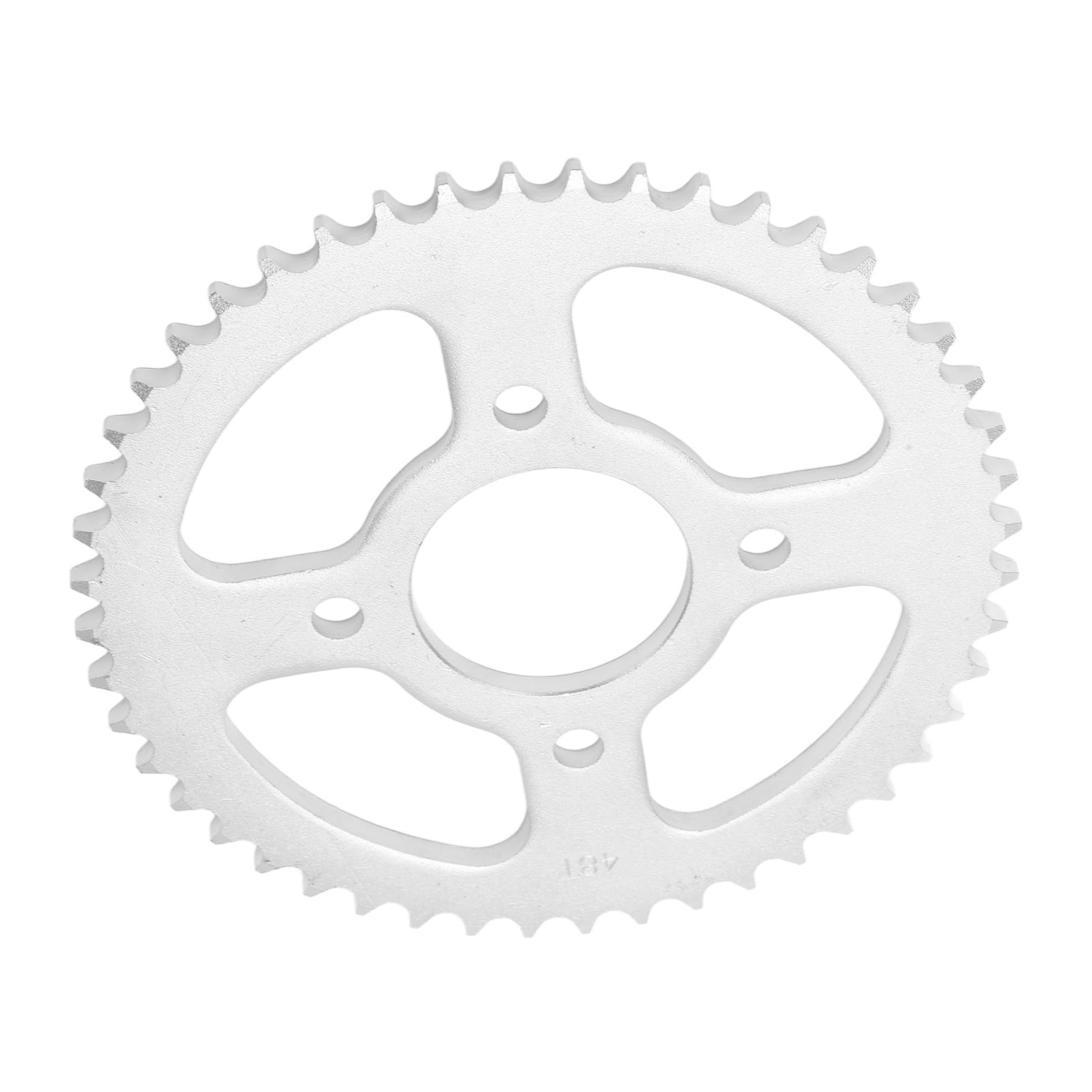 Pignon de Chaîne Arrière 48T 428, Pignon de Remplacement de Moto en Acier avec Ouverture Intérieure de 58 Mm, pour Motos Légères ATV Karting DIY