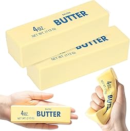 Squeezed Butter Toy, 2PC Butter Stick Squishy Stress Toy, Upgrade Stress Relief SquishyFidgetToys, Soft Squishy Stress Relief & Rebounding Sensory FidgetToy for Adults
