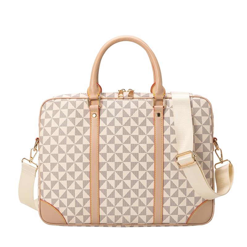 NEICOA Checkered Faux Leather Bag