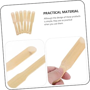 COLLBATH 6pcs Fillings Spoons for Dumpling and Wonton Making Smooth Surface Stuffing Tools Comfortable Grip Kitchen Gadget for Family and Friends