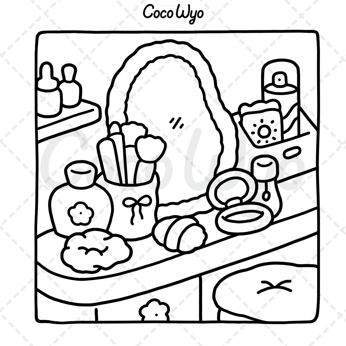 Self-Care: Relaxing Coloring Book for Girls and Adults with Cute and Easy Illustrations