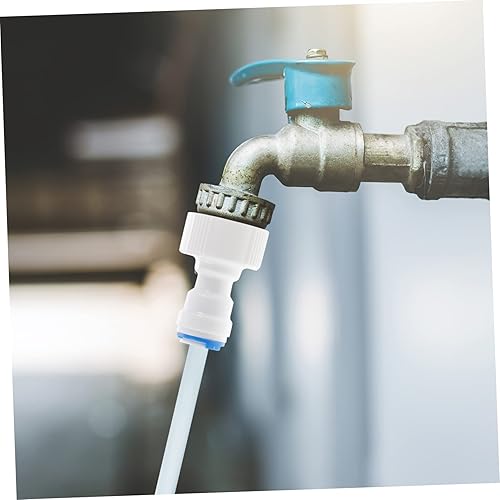 Miniatura 9 de Uonlytech Adaptador de grifo de juntas ajustables para manguera, accesorios de fregadero, adaptador de manguera de agua, adaptador de fregadero a