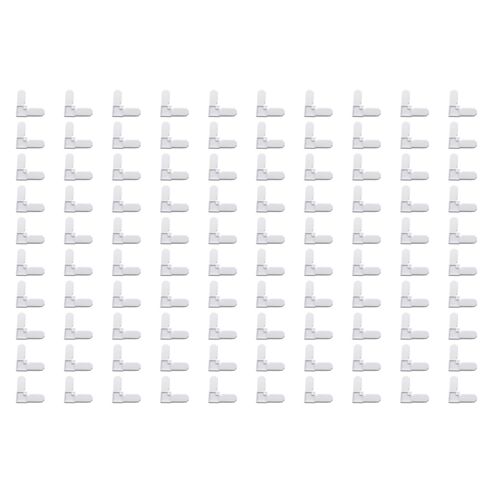 HZBB Strength Angles Connectors 5 / 16X3 / 4Inch Window Screen Frame Corner Connector Screens Replacement Accessories Window Screen Frame Corner Connector