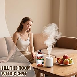 Apple Essential Oil, Apple Oil 16 Fl Oz 480ML for Diffuser Humidifier Yoga Cleaning DIY Candle Soap Making Essential Oils