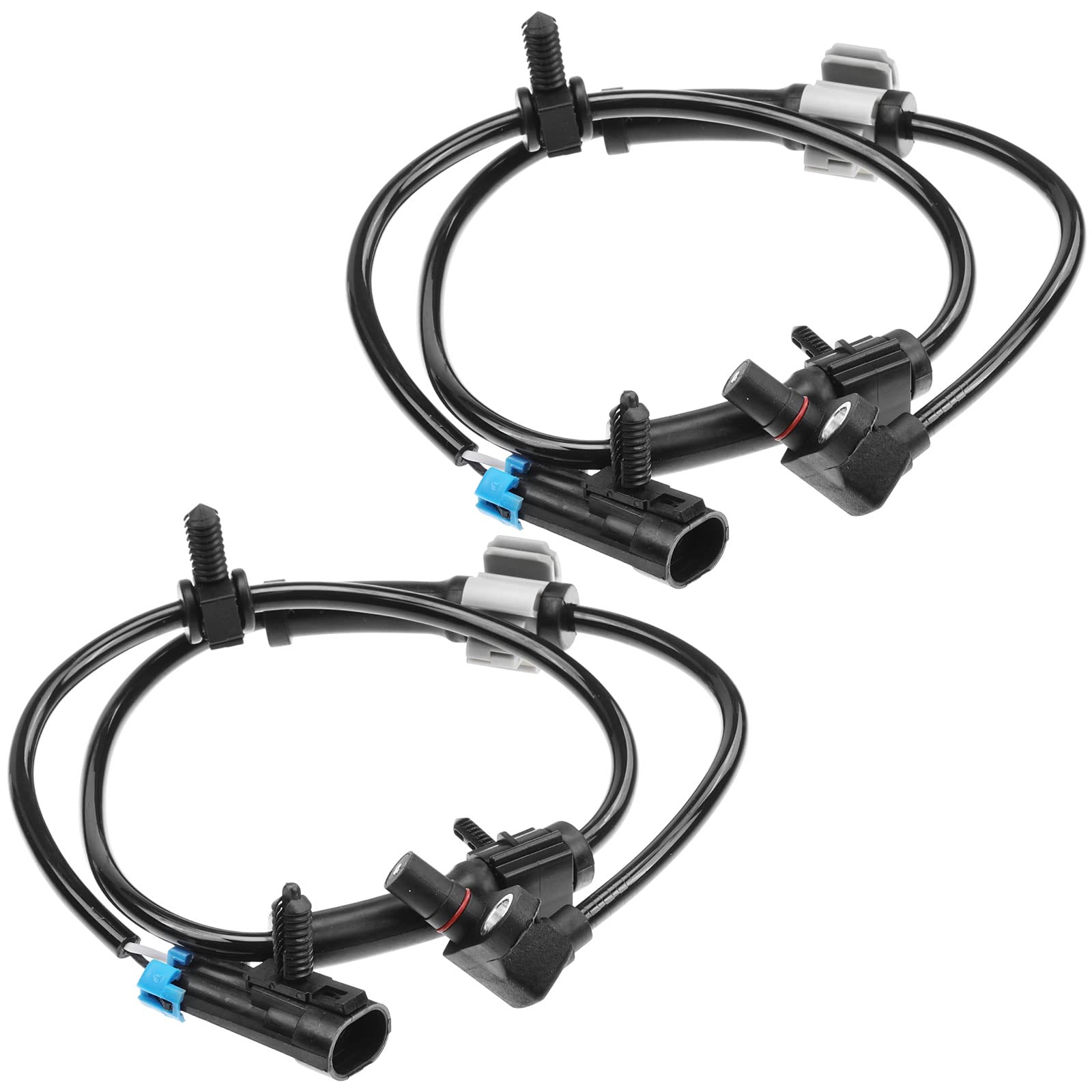 A-Premium 2Pcs Front ABS Wheel Speed Sensor Replaces 15112379, 15233108 - Compatible with Cadillac, Chevy & GMC Models - Silverado 1500, Sierra 1500, Yukon, Tahoe, Escalade, Express 1500 & More
