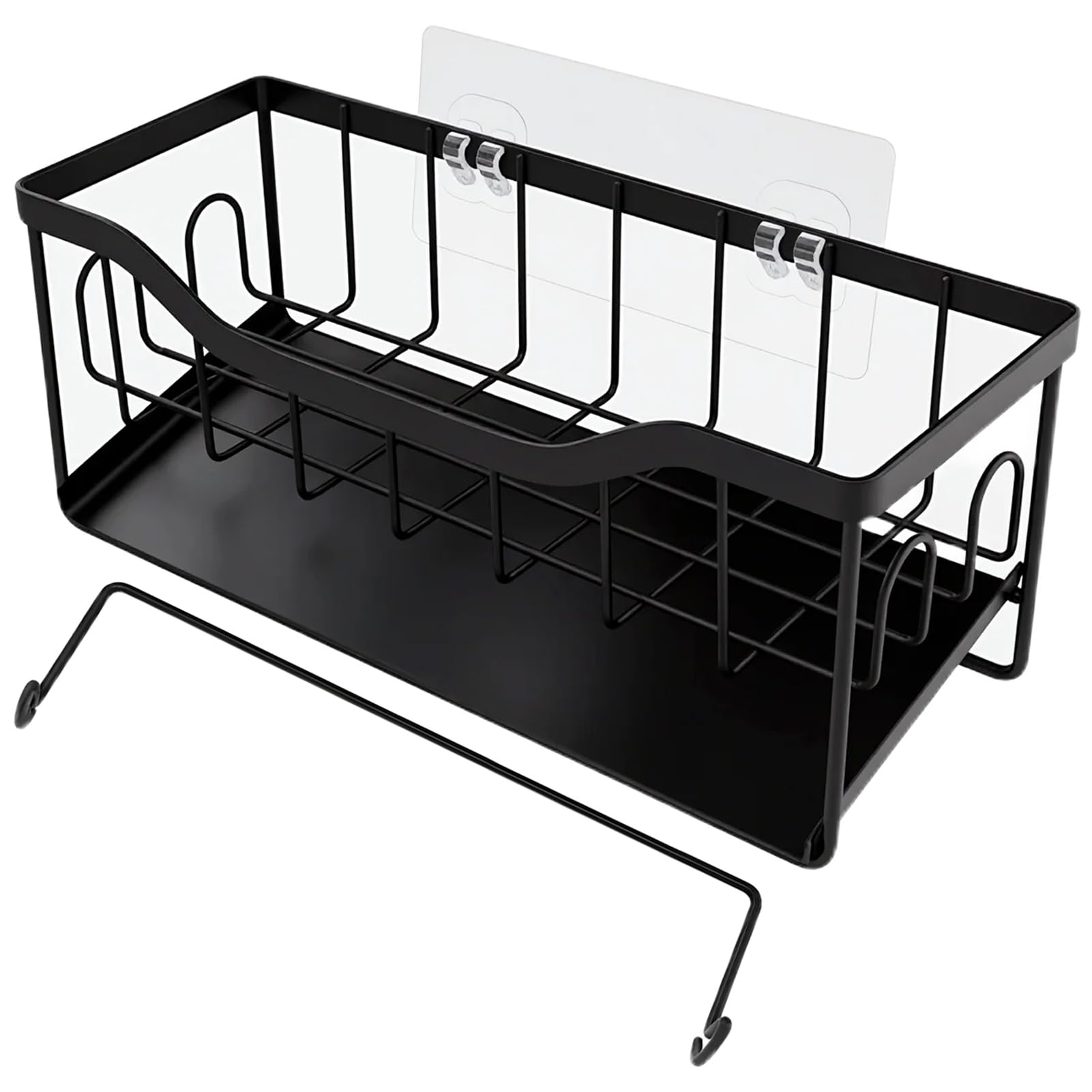 Organizer Per Lavello Senza Foratura PATRICKWHITE - Porta Spugne, Scolapiatti, Per Cucina E Bagno