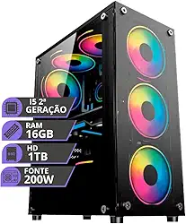Pc Gamer Computador Cpu Intel I5 Hd 1tb Memoria Ram 16gb