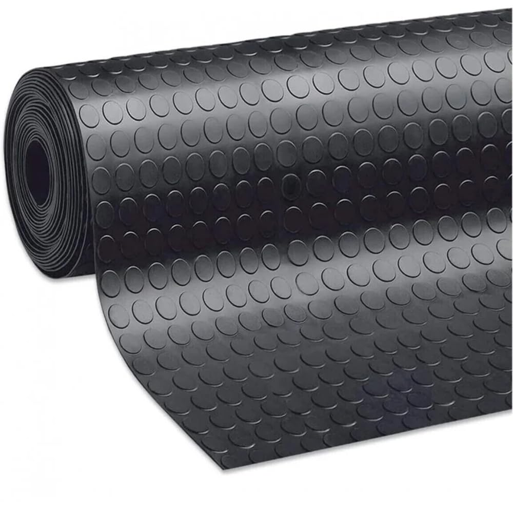 PAVIMENTO IN PVC | BULLONATO | | SPESSORE 1MM | ANTISCIVOLO (1X10 NERO)