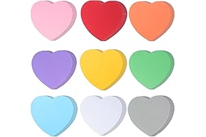 Assorted Color, Large Heart Shapes, Kid's Love and Peace School Craft Projects,...