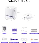 NARWAL Freo Z10 Turbo Robot Vacuum and Mop Combo, 25,000Pa Powerful Cleaning for Every Surface, Tangle-Free for Pet Hair, Smart Obstacle Avoidance, Self-Emptying, Mop Washing, for Carpet & Hard Floors