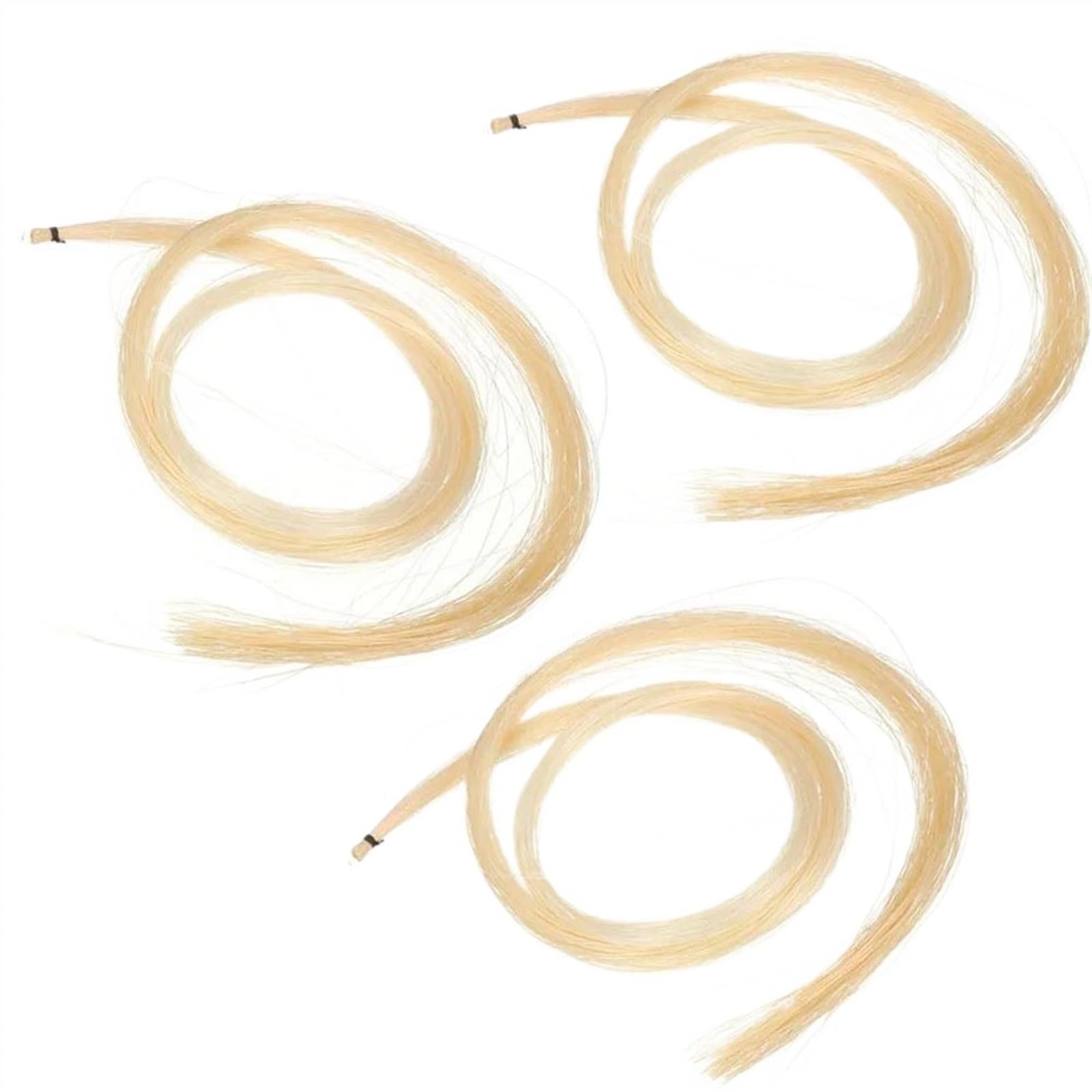 3 Pezzi Di Crine Di Arco Per Violino, Crine Di Cavallo Di Ricambio Per Violoncello Viola, Accessori Per Violino Strumento