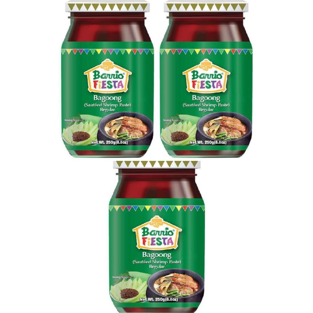 Barrio Fiesta Bagoong 3瓶セット Amazon.com : Barrio Fiesta Bagoong (Shrimp Paste) (3 bottles