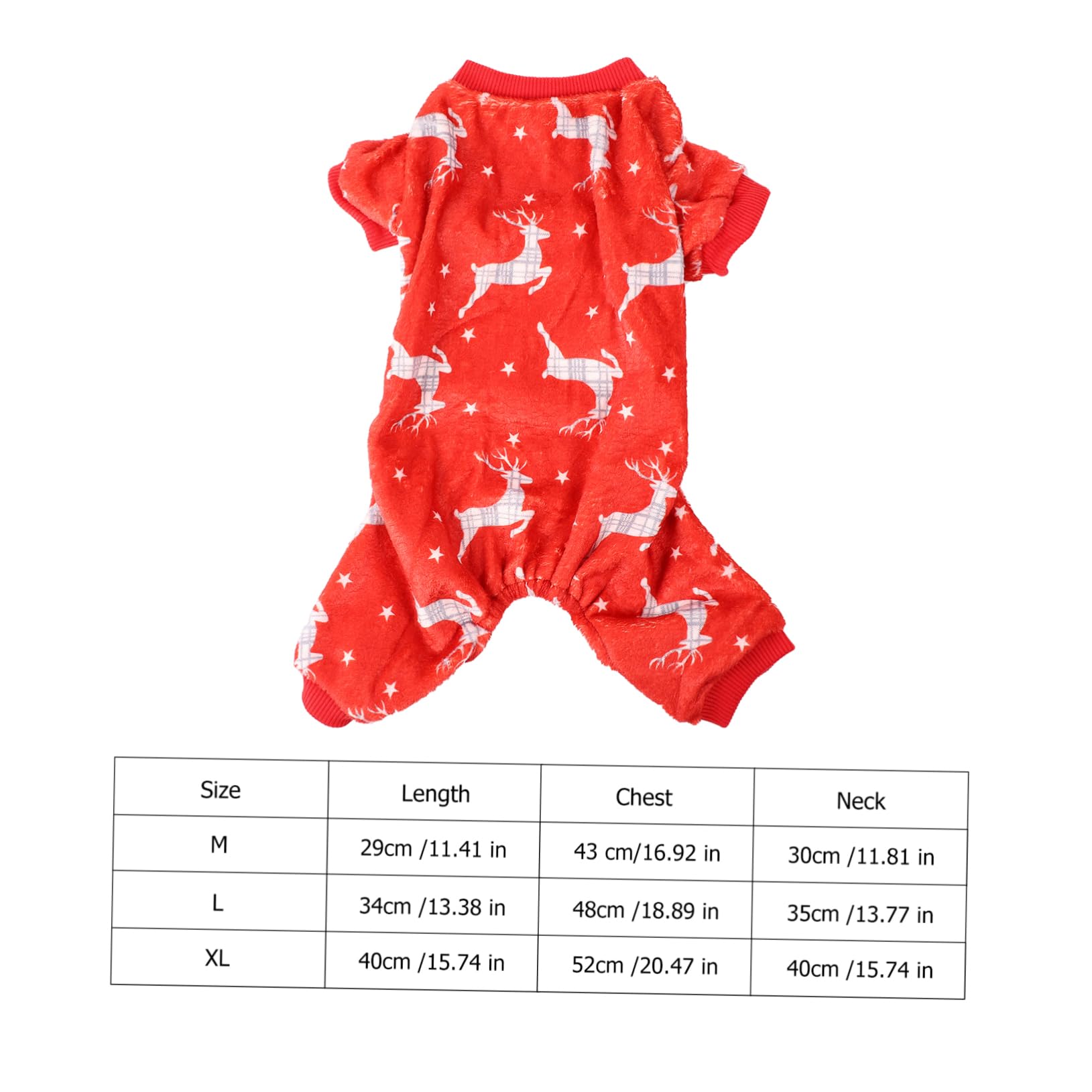 HMJGDHX 2 Pezzi Natale Cucciolo Pupazzo di Neve Costume Cane Vacanza Pigiama Caldo Alce Vestiti per Forniture per Feste per Animali Domestici