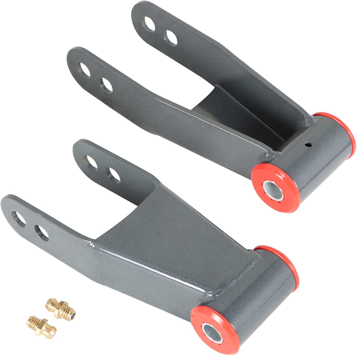 Rear Adjustable Lift Shackles Leveling Replacement for Chevy Silverado 1988-2018