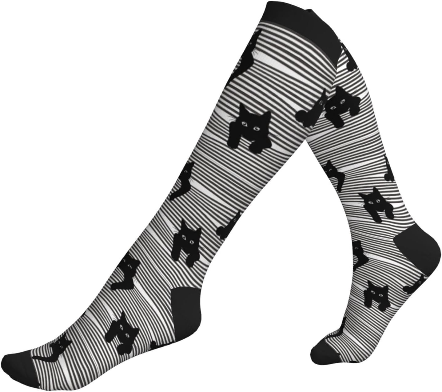 Duck Compression Socks Women and Men 15-20mmHg-Circulation Support Socks for Athletic Running Cycling - Image 2