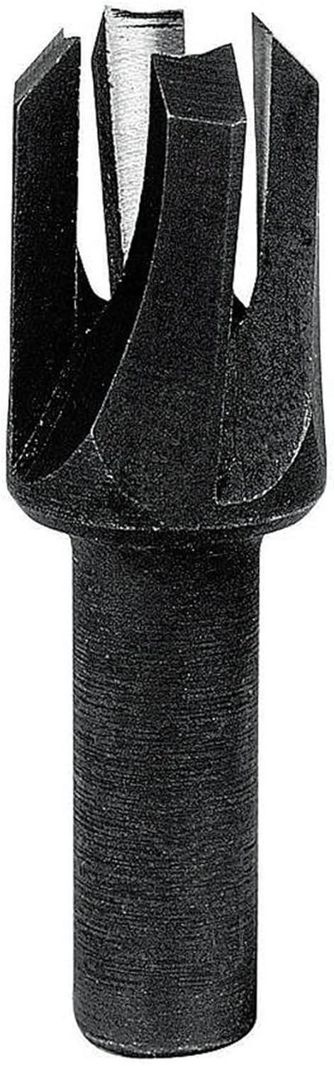 Fisch Tapered Plug Cutter (1) - Plug Cutter Drill Bit with Four Flute Design Ensures a Tight Plug - For Use with Both Soft and Hard Woods - Crafted from Tool Steel - FSE-095910 - Made in Austria