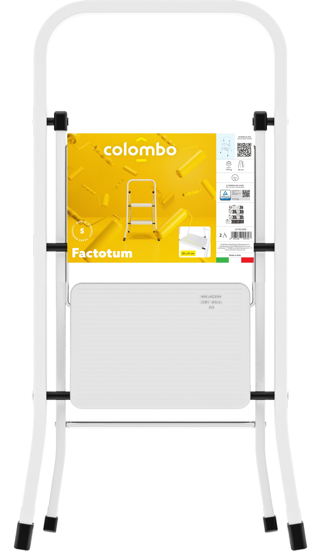 Colombo clm750002 Hocker Factotum, 2 Stufen