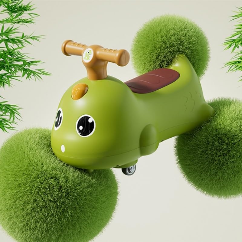 Samochodzik na huśtawce, Wiggle Car Ride On Push Tematyczne dinozaury Od stóp do podłogi Jeździki dla dzieci na przesuwnych samochodach chłopców(Gr锟絥)