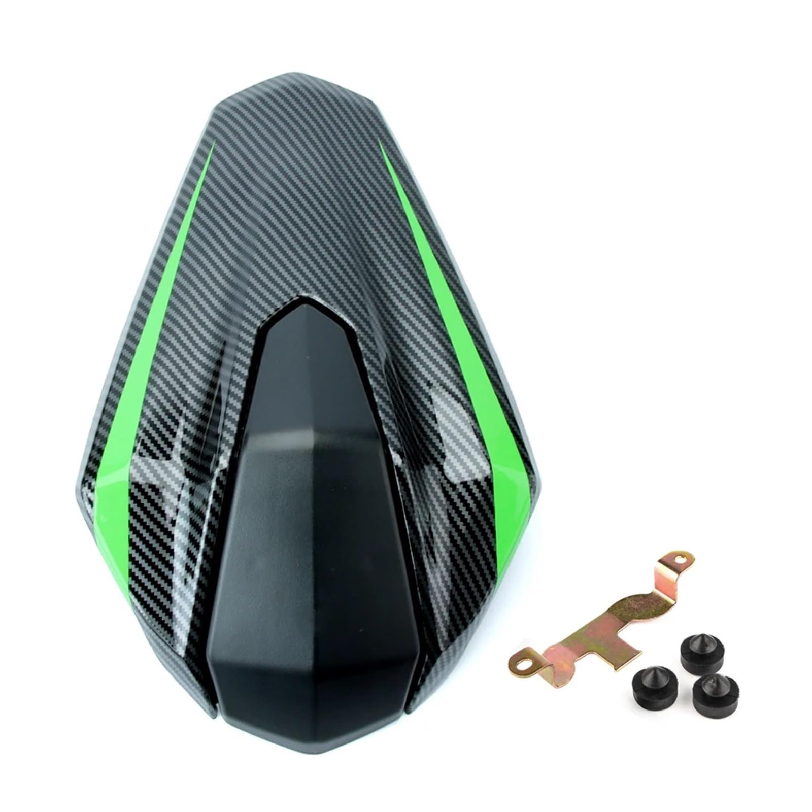 Motorcycle Tail Seat Pasuje do Kawasaki Z400 Ninja 400 Motocykl Tylny pasażer Pokrowiec na siedzenie Owiewka Osłona siedzenia Rear Fairing Seat Cowl(Carbon Green)
