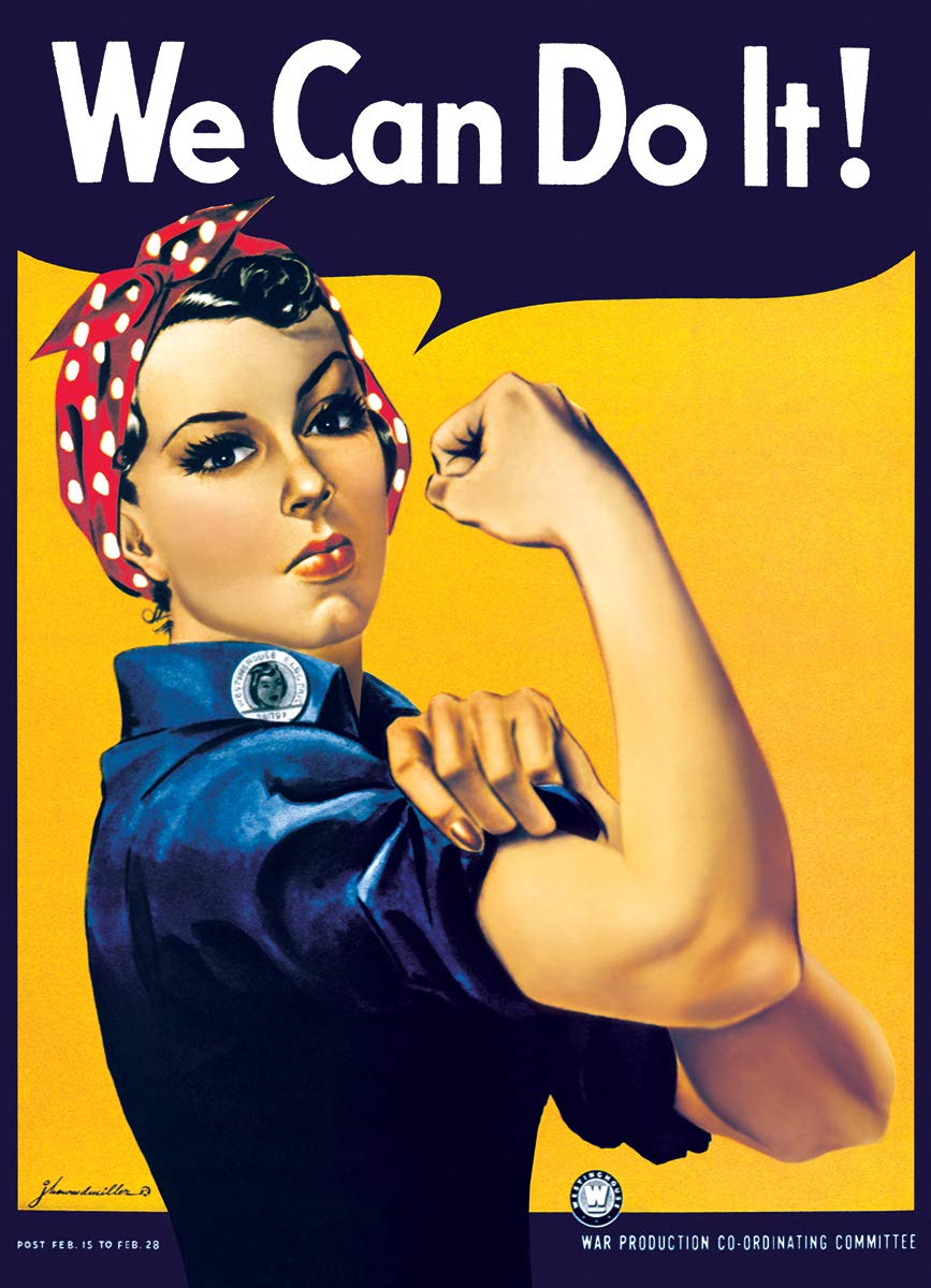 Amazon.com: EuroGraphics Rosie The Riveter by Howard Miller 1000