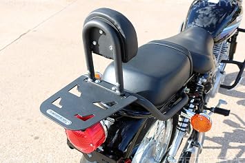 T-Rex Racing Passenger Back Rest Grab Bar Luggage Rack for Suzuki 2009-2019 TU250X