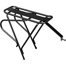 AMYET Bike Cargo Rack Bike Rear Rack, Adjustable and Lightweight Aluminium Alloy Bike Rack, Bicycle Luggage Carrier Racks Accessories, Bicycle Rack for Back of Bike, Fit for 27 Mountain Bike