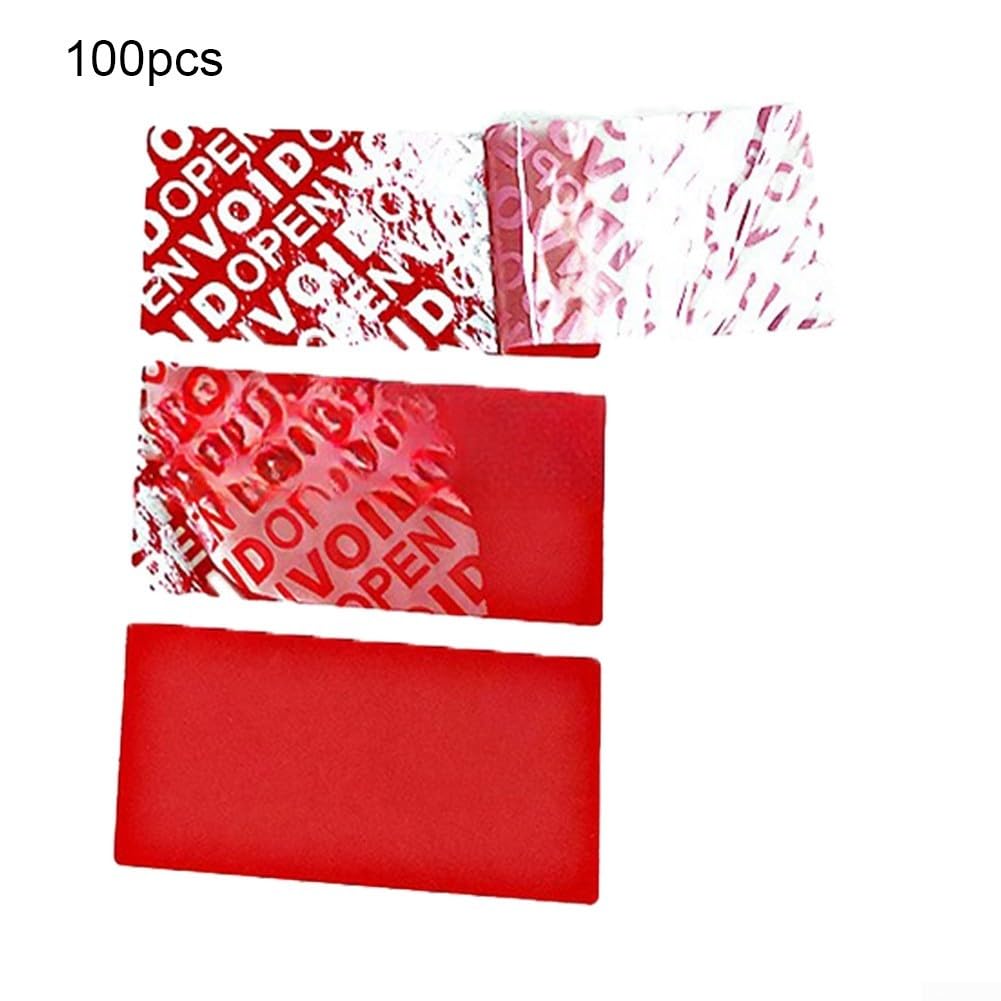 Etiquetas Adhesivas PET 50x25mm Resistentes al Agua(50 * 25mmGlossyRed)