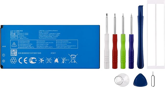 New Rechargeable Battery TLi028C7 Compatible with Alcatel per 1A 1B Year 2020 Phone 5002H Tracfone A3 A509DL with Tools