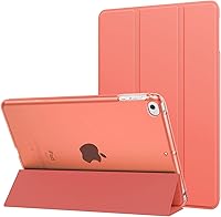 Vista 26 de MoKo - Funda compatible con iPad mini 5 2019/Mini 4 2015 (5ta/4ta generación de 7.9 pulgadas), fina, ligera, con soporte, con protector traslúcido