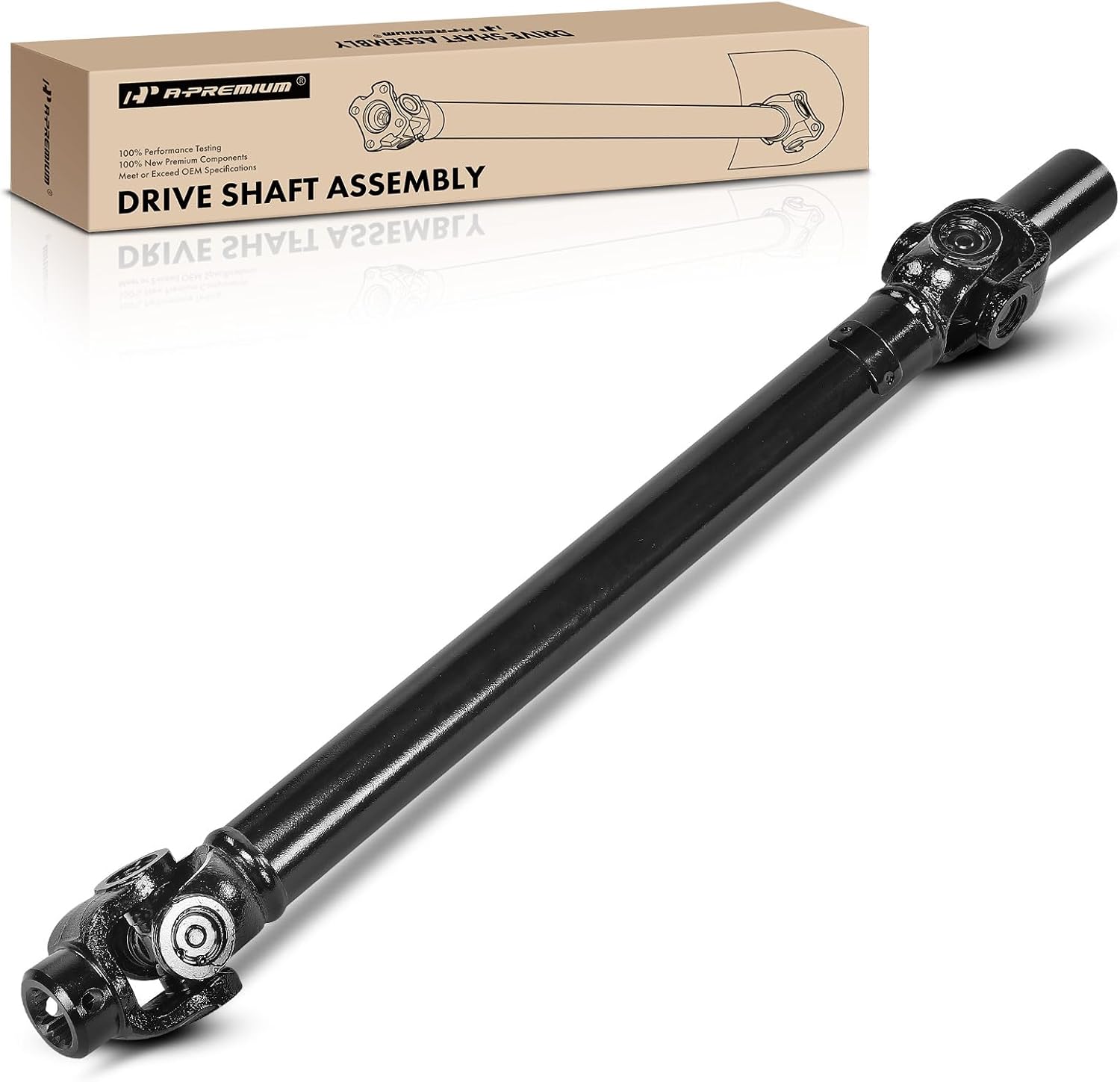 A-Premium Front Complete Drive Shaft Prop Shaft Driveshaft Assembly Compatible with Polaris Sportsman 500 (2006) 4x4, 4x4 HO EFI, 4x4 Browning HO EFI, Replace# 1380233