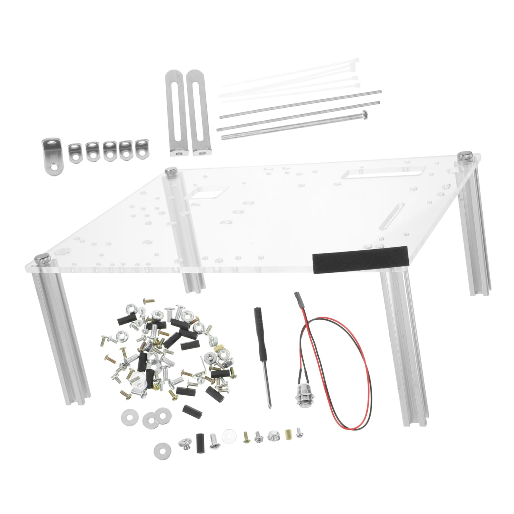 1set Computer Accessory Open Air Computer Case Graphics Cards Case Open Frame Stand