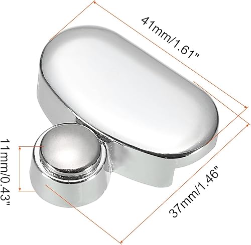 Miniatura 8 de HARFINGTON Clips de espejo, 6 piezas para espejo flotante de 3 a 0.197in de grosor, montaje en pared, soporte para paredes de espejo sin marco,