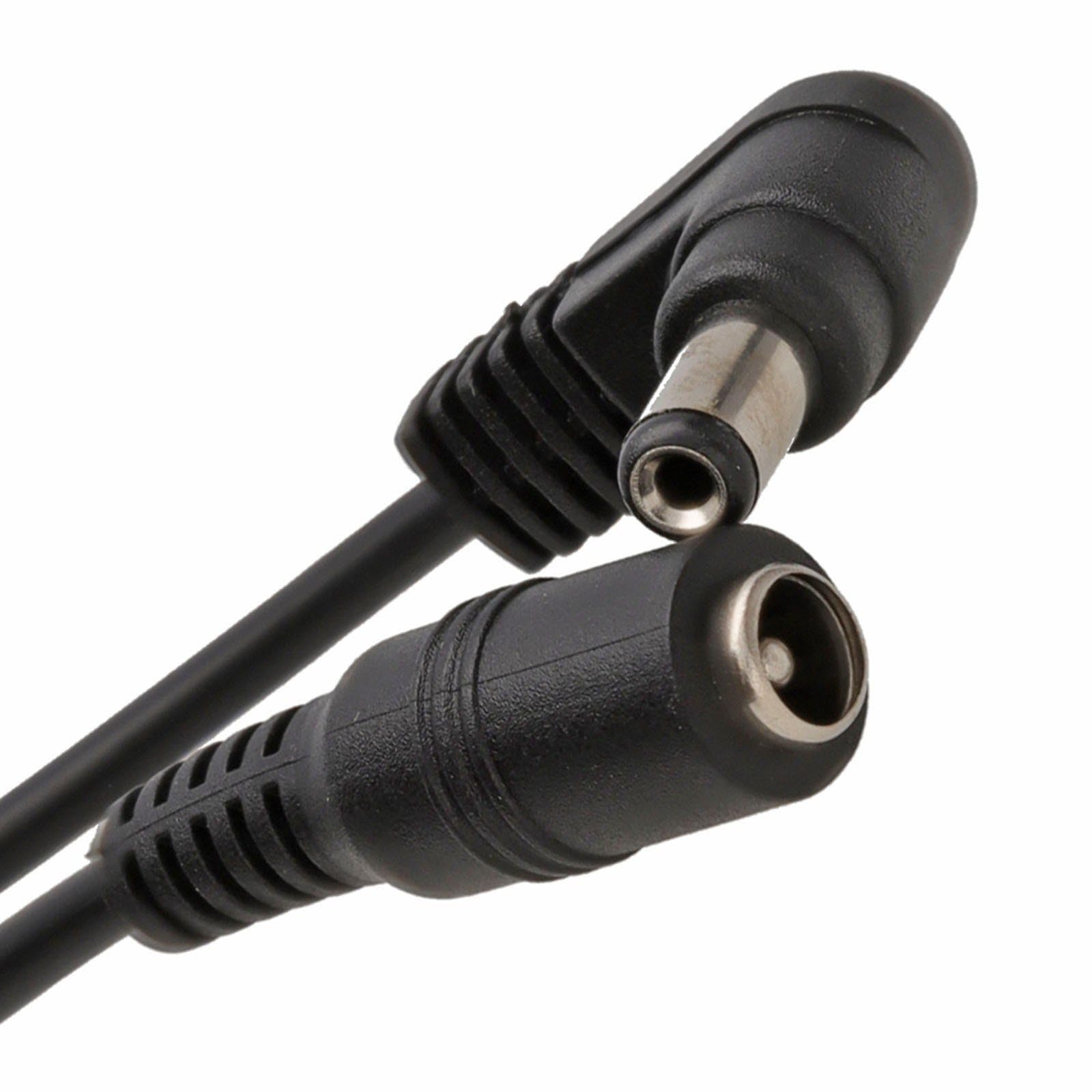 Kenable 5.5 X 2.1mm Right Angled Dc Power Male Female Cctv Extension Cable 1M from B&Q