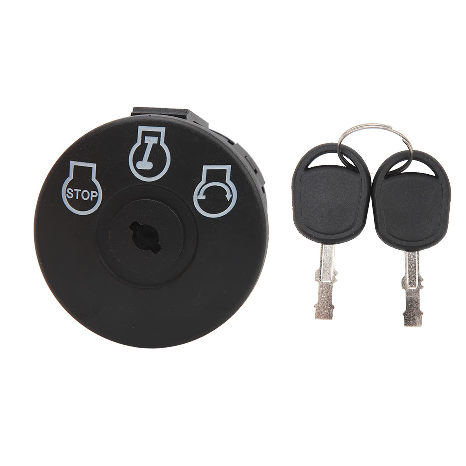 Interruptor de Encendido de Arranque, Interruptor de Arranque del Motor de Cortacésped de 3 Posiciones con 2 Llaves de Repuesto para Cortacésped Cub Cadet