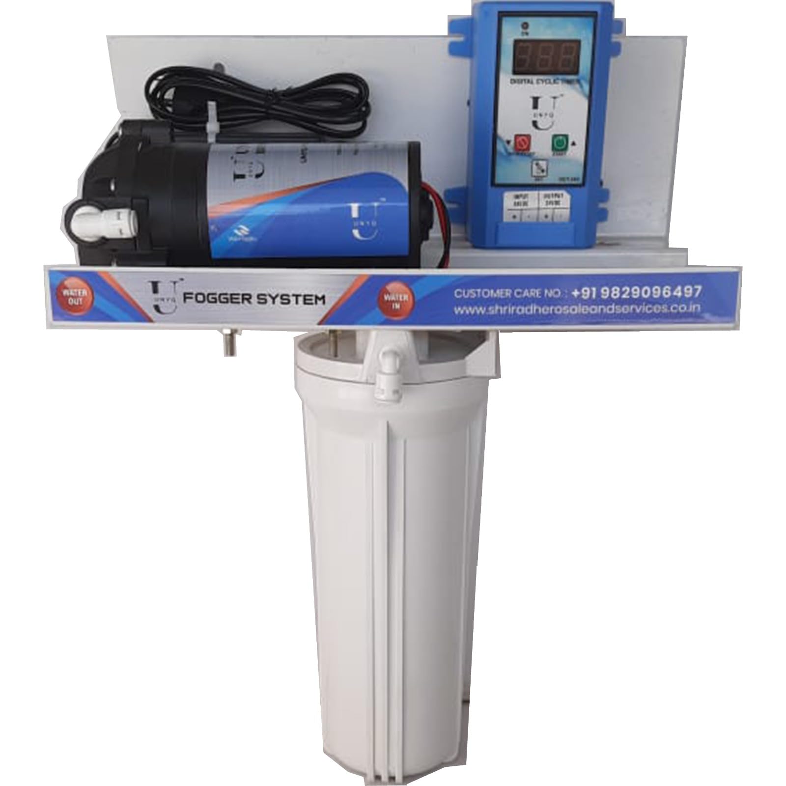 30 Single Nozzle Automatic Fogger Kit with Filter & Unyq Cyclic Timer (ON/Off in 1-999 SEC./MIN.)-image-32