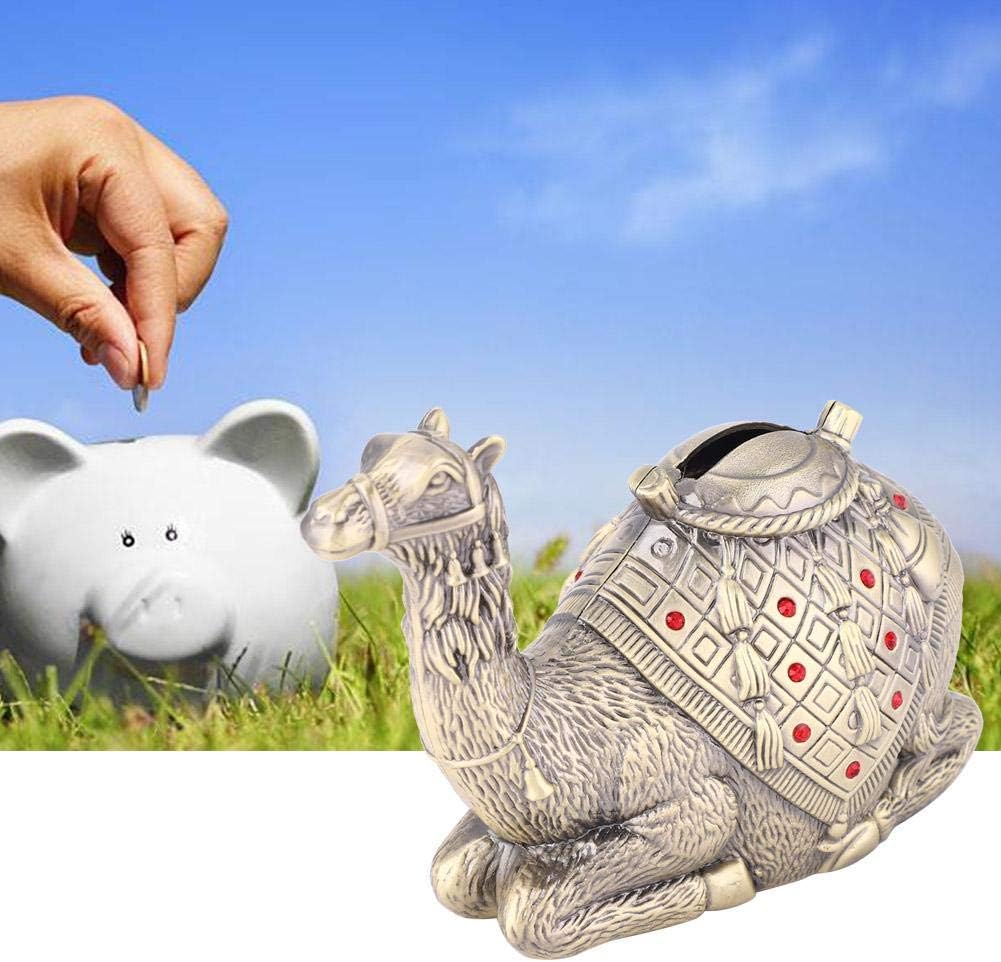 Marhynchus European Camel Piggy Bank - Children's Modern Ceramic Money Bank - Gold