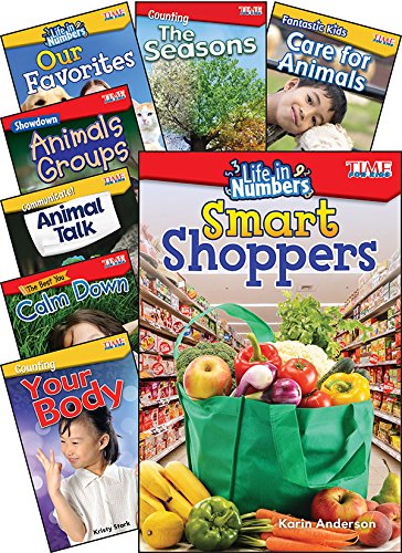 Time for Kids Math/Science Grades K-1, 8-Book Set
