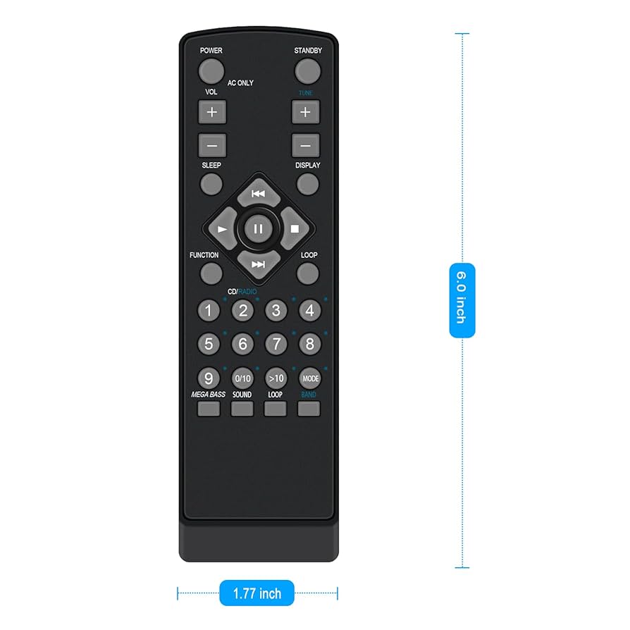 Amazon | RMT-CS33 交換用リモコン Sony AM/FM ラジオ CD