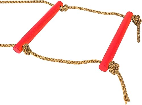 Miniatura 9 de Escalera de escalada para niños, escalera de cuerda segura y segura, patio de juegos al aire libreinterior, escalera de escalada de cuerda para