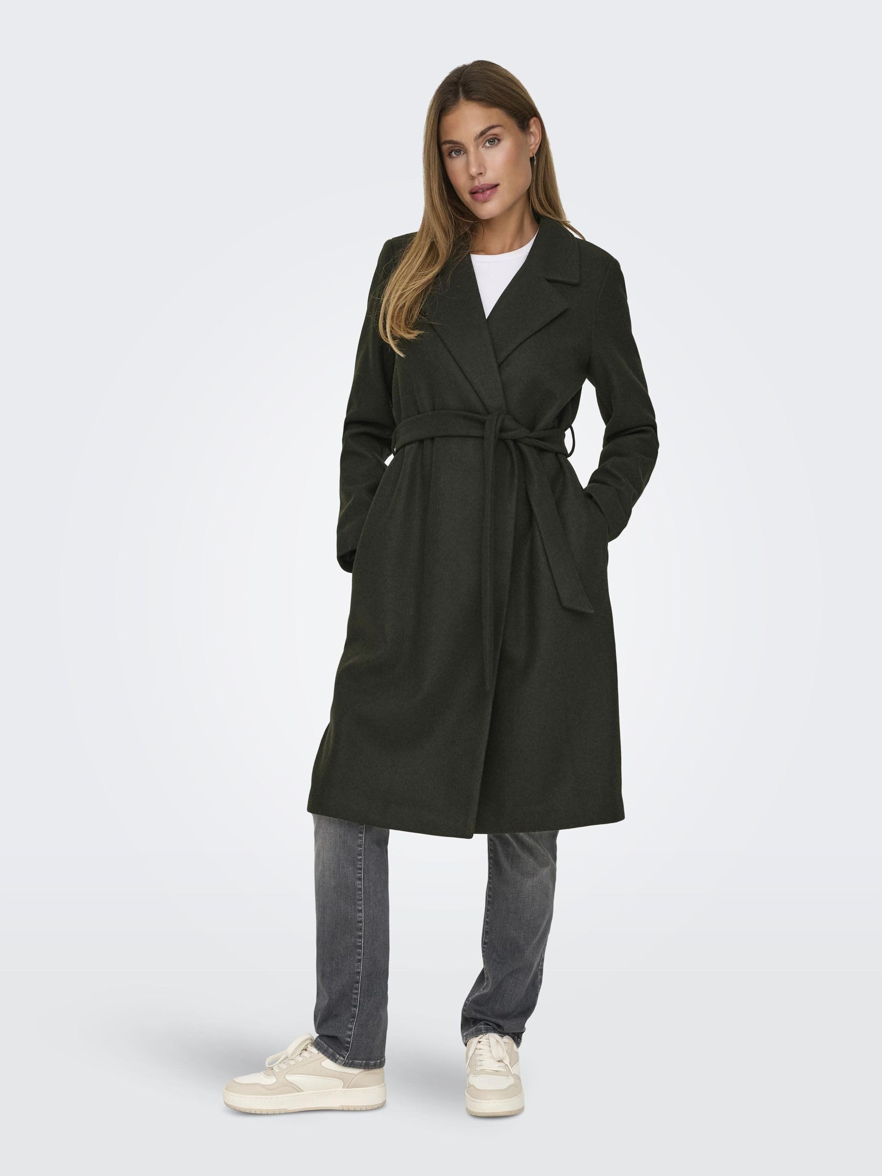 ONLY Płaszcz Kobiety Onlalvilda Life Wrap Coat Otw