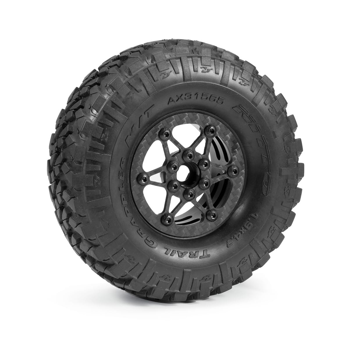1.9 Crawler Tires And Wheels RC 1.2in Beadlock Wheels & Tires For 1/18 ...