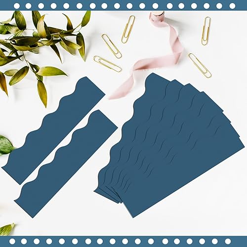 Miniatura 10 de Containlol Bordes de verano de 118 pies para decoración de tablones de anuncios, temática roja, bordes de tablón de anuncios para escuela, pizarra