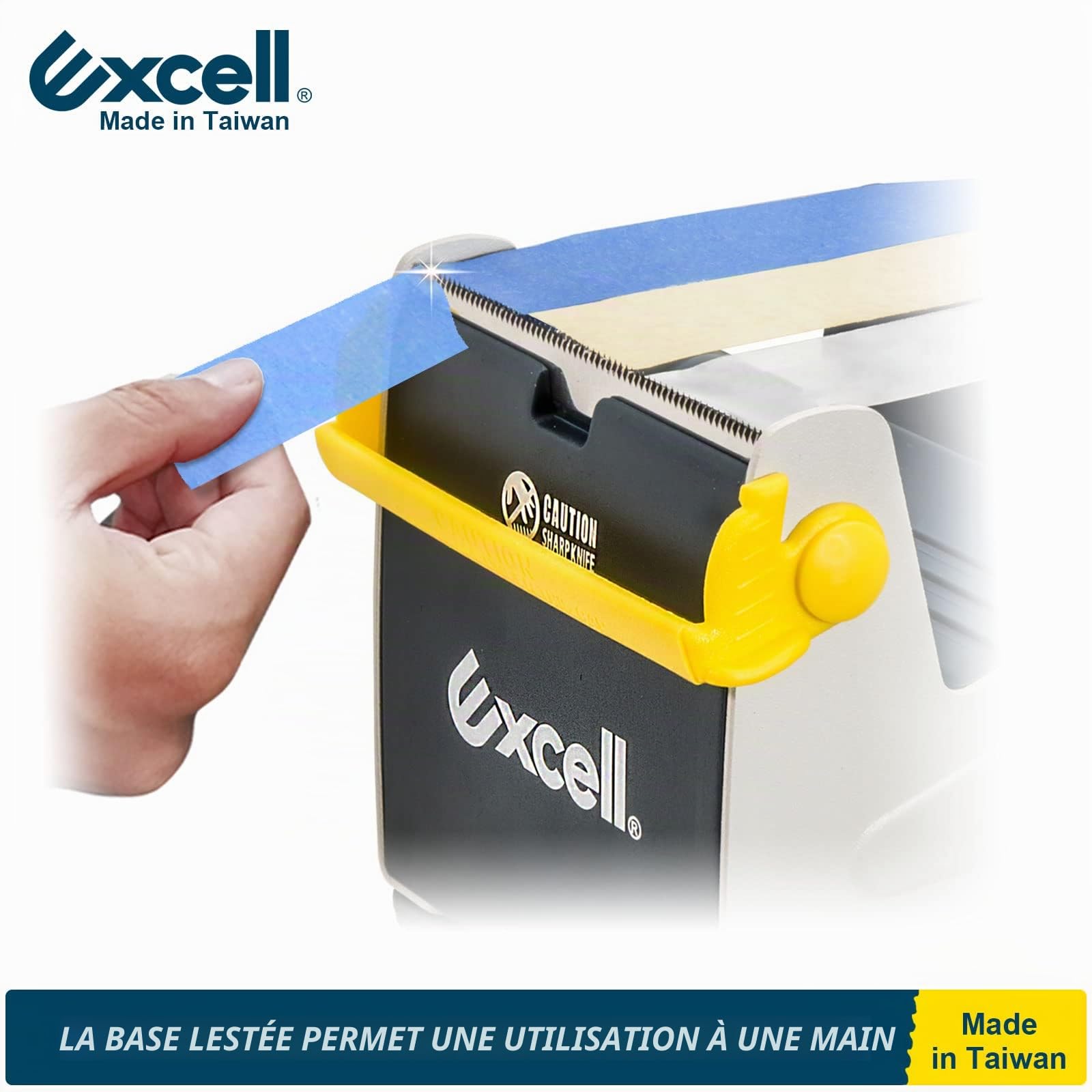 Excell Dévidoir multi-pistes en acier, largeur 76 mm