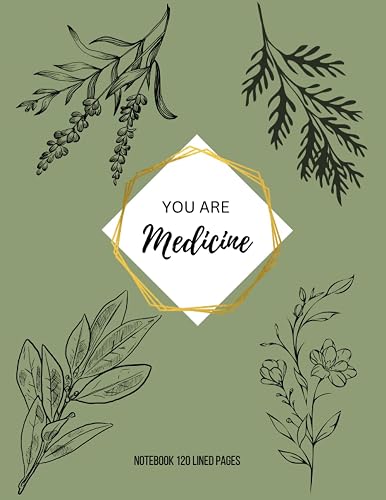 Indigenous Medicines Book: 8.5 x 11 Indigenous Medicine Inspired Paperback Notebook