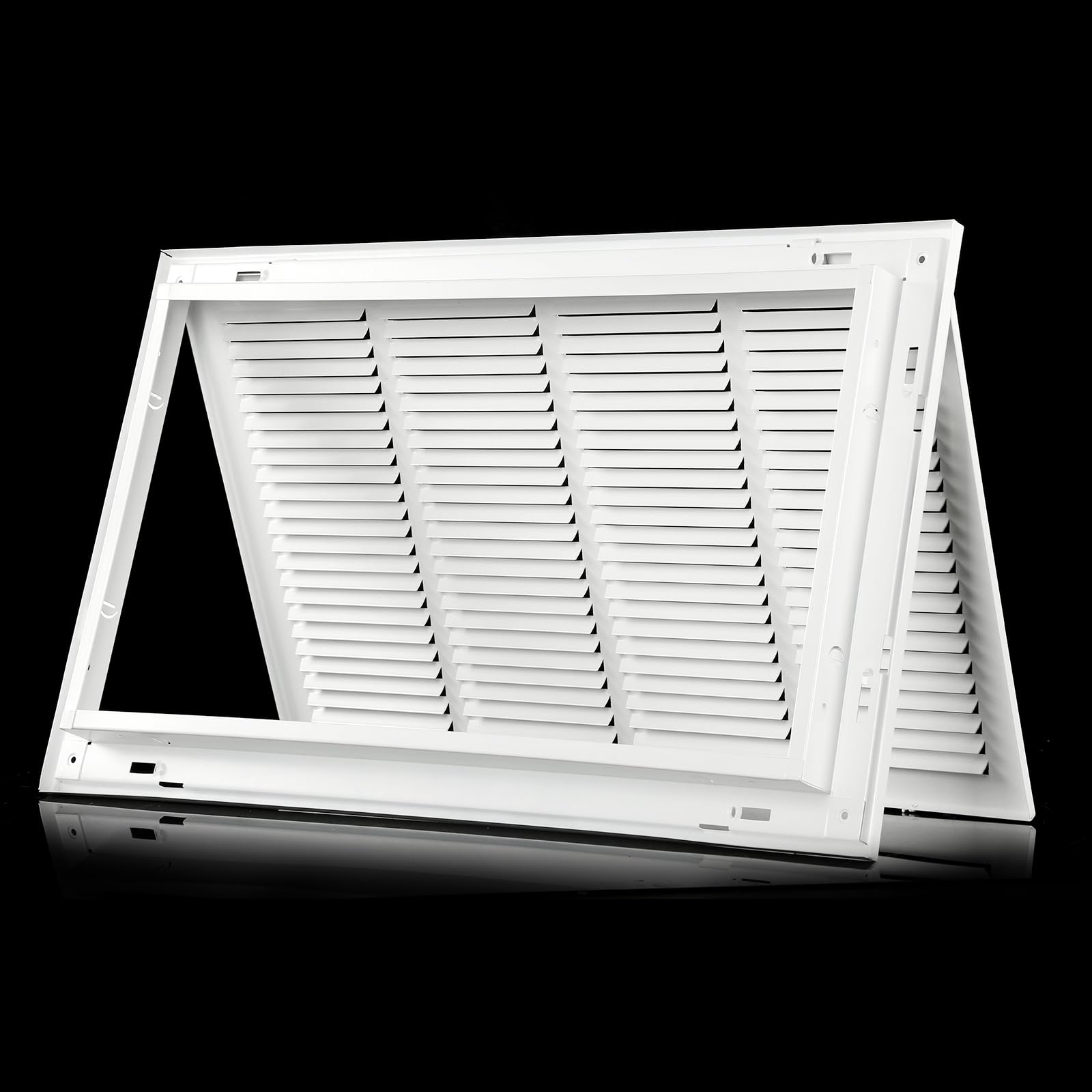 24×12 Return Air Grille [Duct Opening Size] Return Vent Cover for Wall or Ceiling,Steel Return Air Grill Removable Face/Door for 1 inch Filters (24"W x 12"H [Duct Opening])