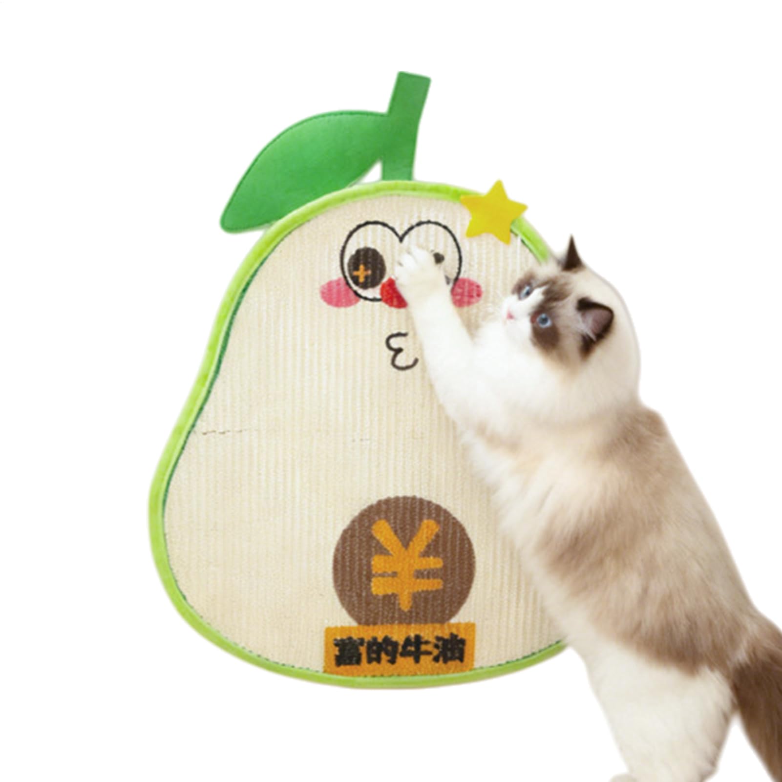 Rascador de pared para gatos alfombra protectora de sofá con diseño de aguacate para gatitos