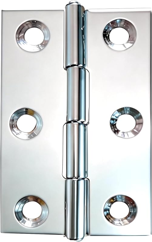 LLRY 10 db rozsdamentes acél ajtópánt 55x34mm bútor zsanér