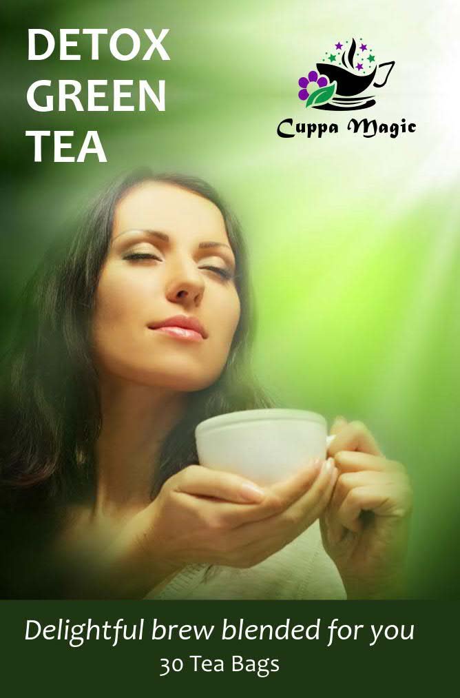 DETOX GREEN TEA 30 DAY 100 ORGANIC, HERBAL CLEANSE WITH