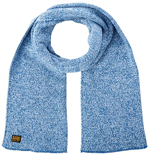 G-Star Raw Effo Scarf, Accesorios Para Hombre, Multicolor Retro Blue Dk Ice Htr D17793-C754-D499 , Pc